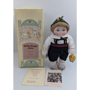 Goebel Dolly Dingle Doll Musical Porcelain Doll Ludy Dumpling Sound of Music 14"